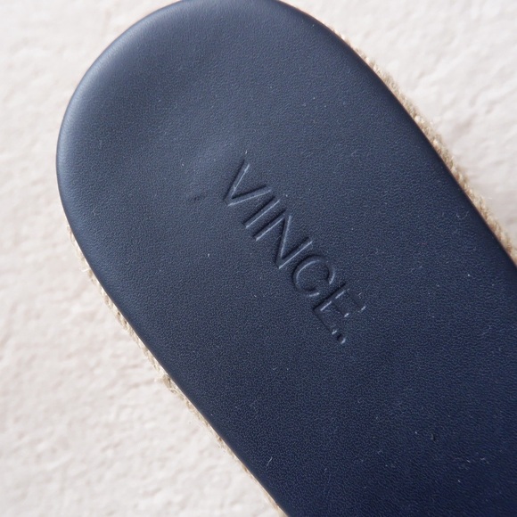 VINCE. Solana Denim Platform Sandals - Picture 5 of 6